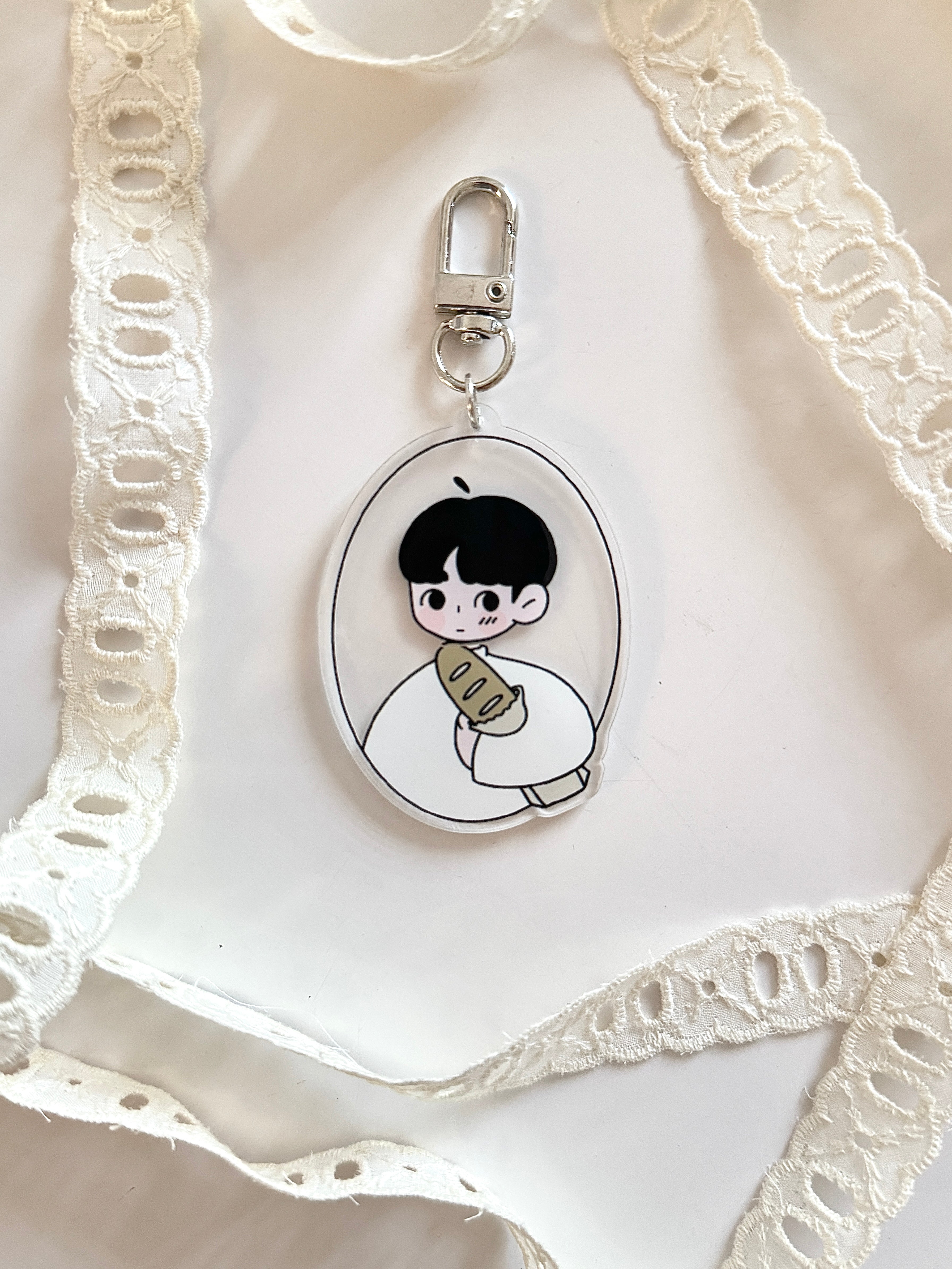 Bread Keychain 𓆩♡𓆪