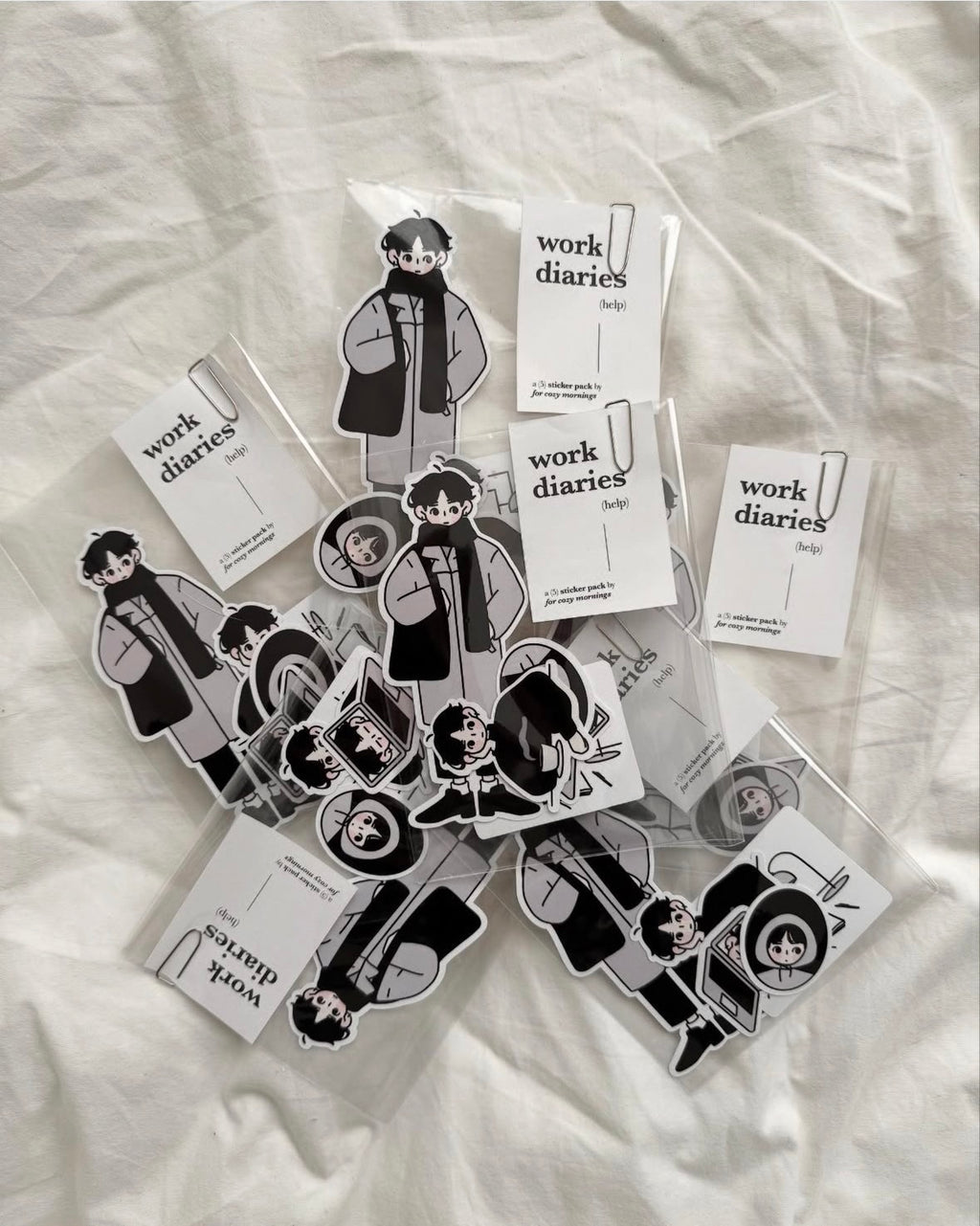 Shun Work Diaries SET stickers 𓆩♡𓆪