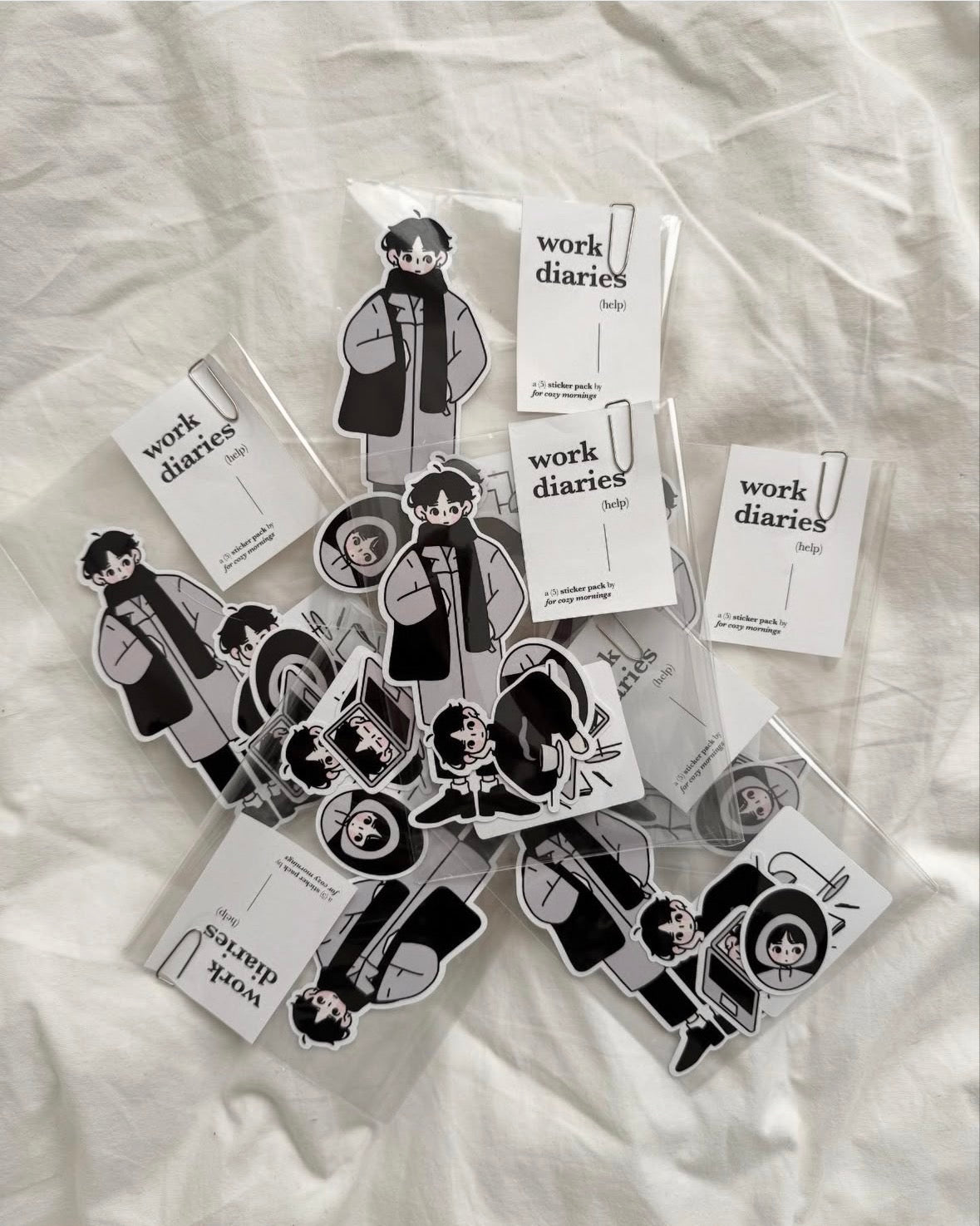 Shun Work Diaries SET stickers 𓆩♡𓆪