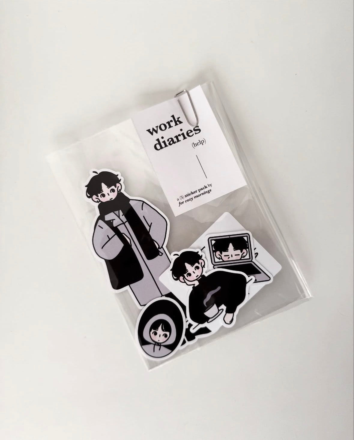 Shun Work Diaries SET stickers 𓆩♡𓆪